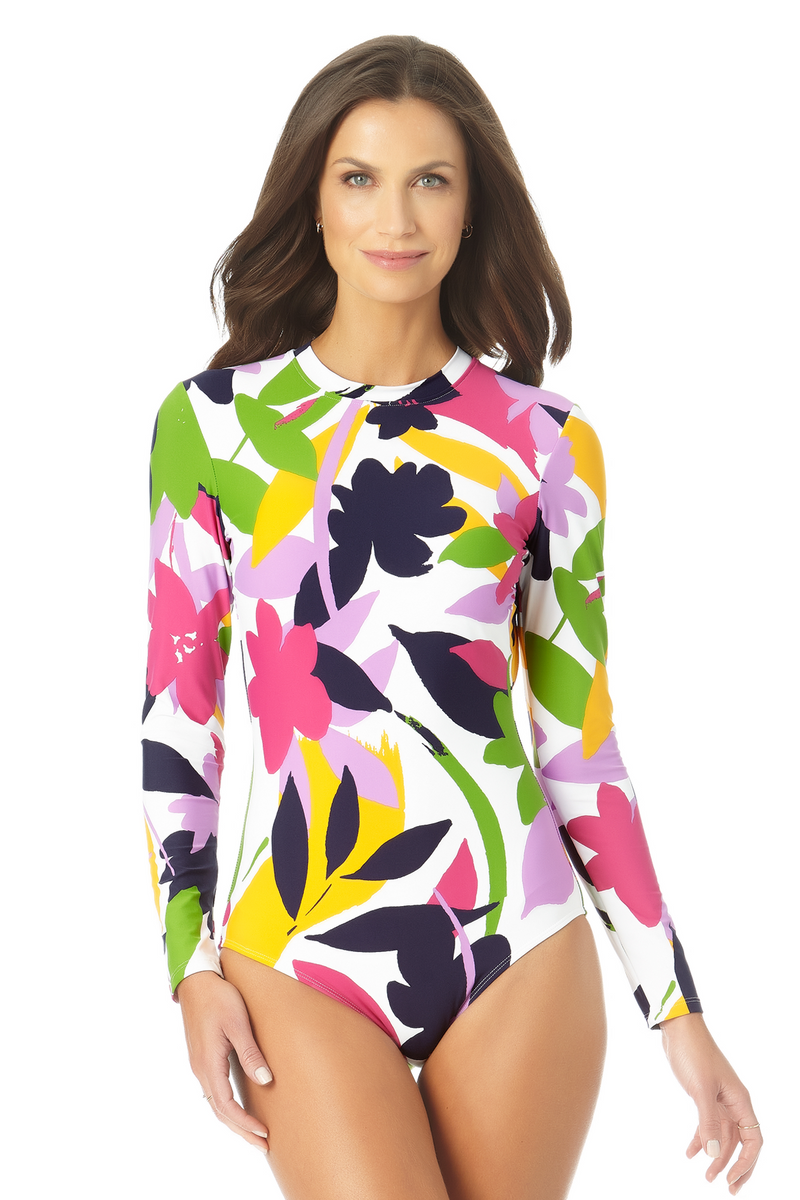 One piece top rash vest