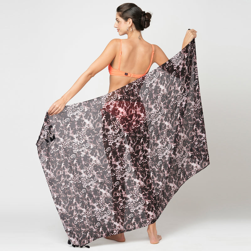 Leopard Tassel Sarong