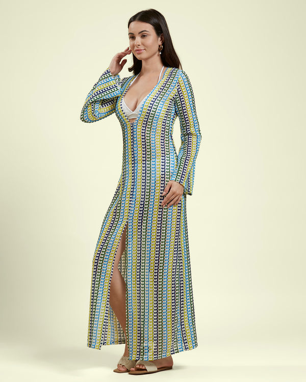 Crochet Knit Maxi Beach Dress - Beachwear Shop Online The Beach Company Crochet Knit Maxi Beach Dress - Beachwear Shop Online The Beach Company