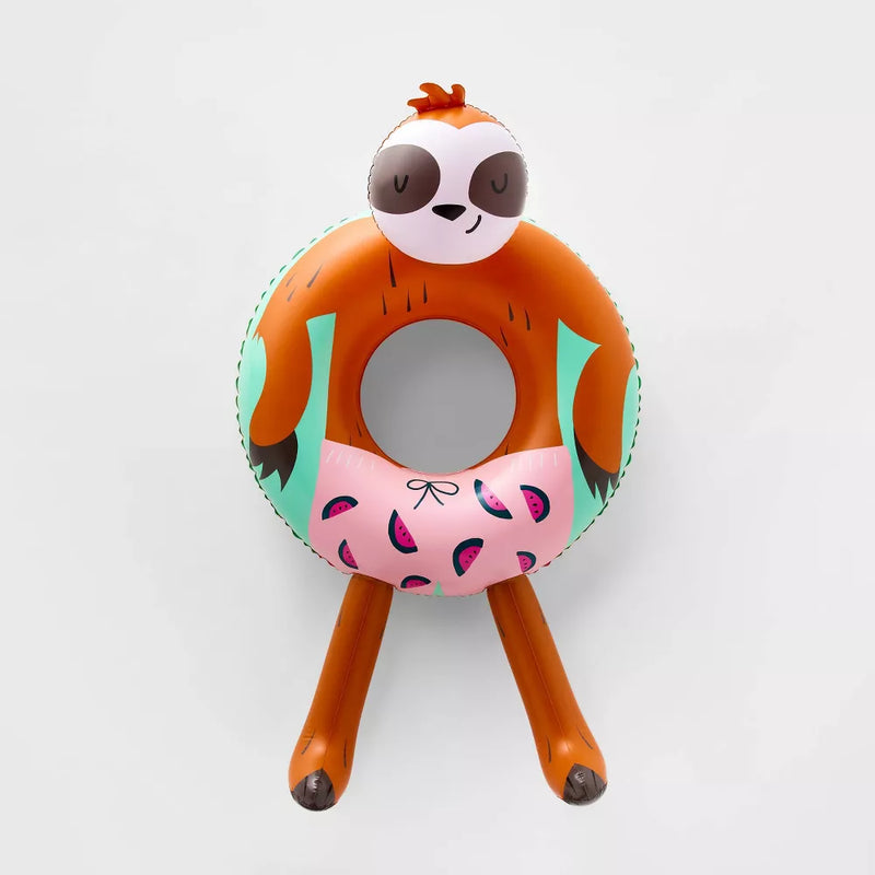 Sloth Pool Float with Legs The Beach Company