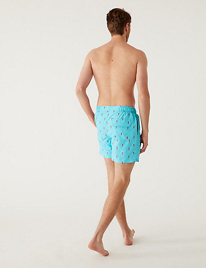 Quick Dry Embroidered Swim Shorts
