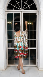 Ikat Silk Cover Up