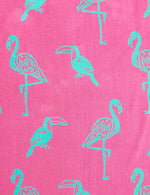 Pure Cotton Flamingo Beach Towel