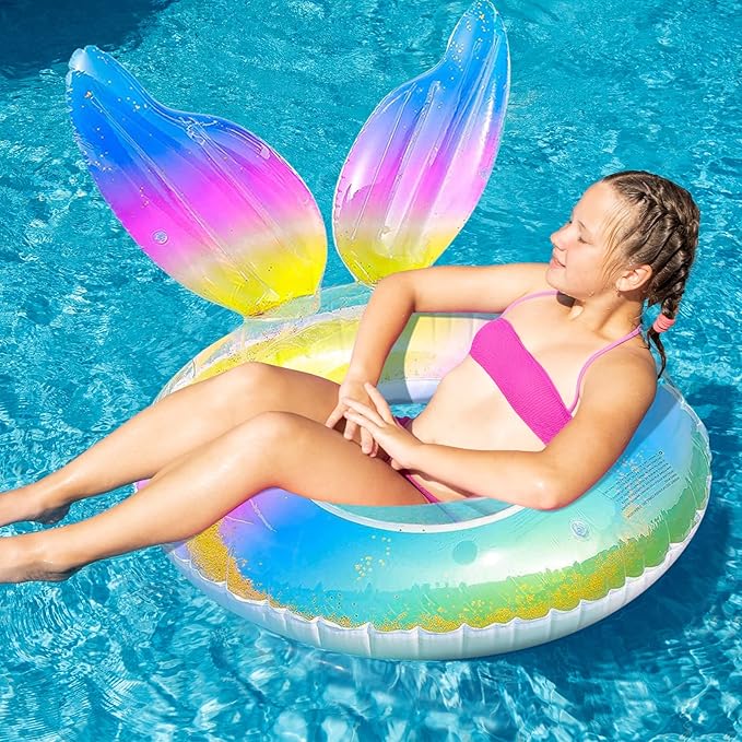 Angel Glitter Swim Ring 60cm - Main Image