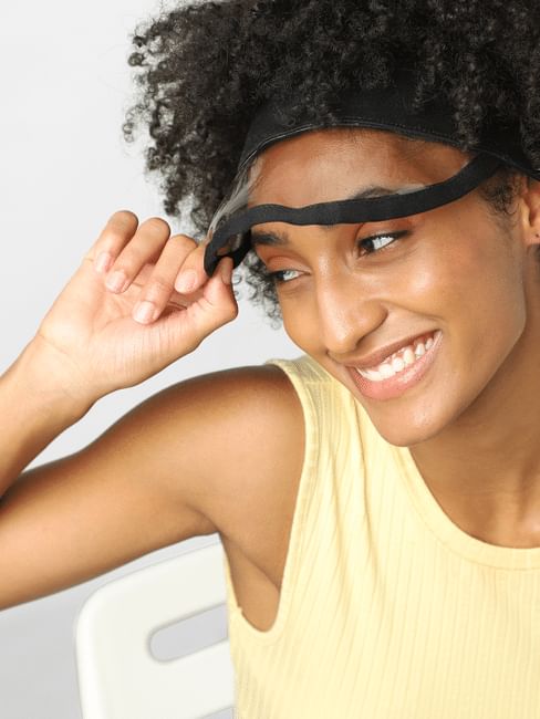 Black Transparent Sun Visor The Beach Company ONLY