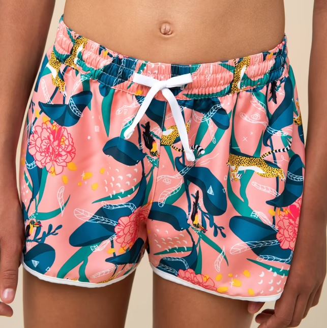 Green Print Swimming Shorts I Boys Swim Shorts Online | Boys Swimwear I The Beach Company
