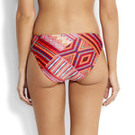 Seafolly Desert Tribe Ruched Side Bikini Bottom (Plus Size)