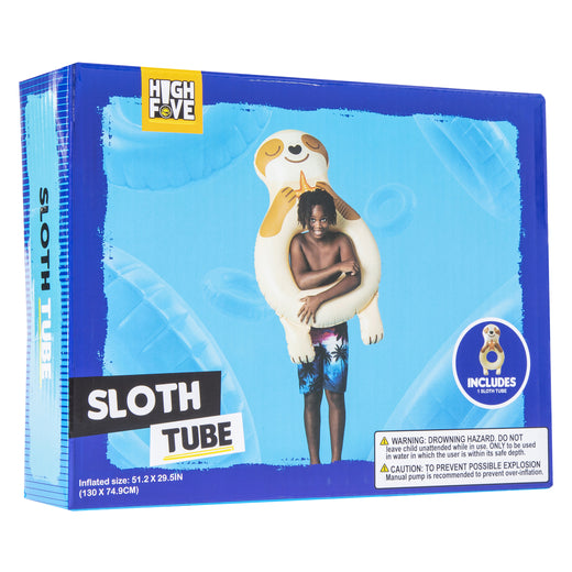 The Beach Company - Buy Fancy pool tubes online - Sloth shaped swimming pool ring - inflatable pool floats for children - pool party equipment - fun floats for children - swimming pool tube