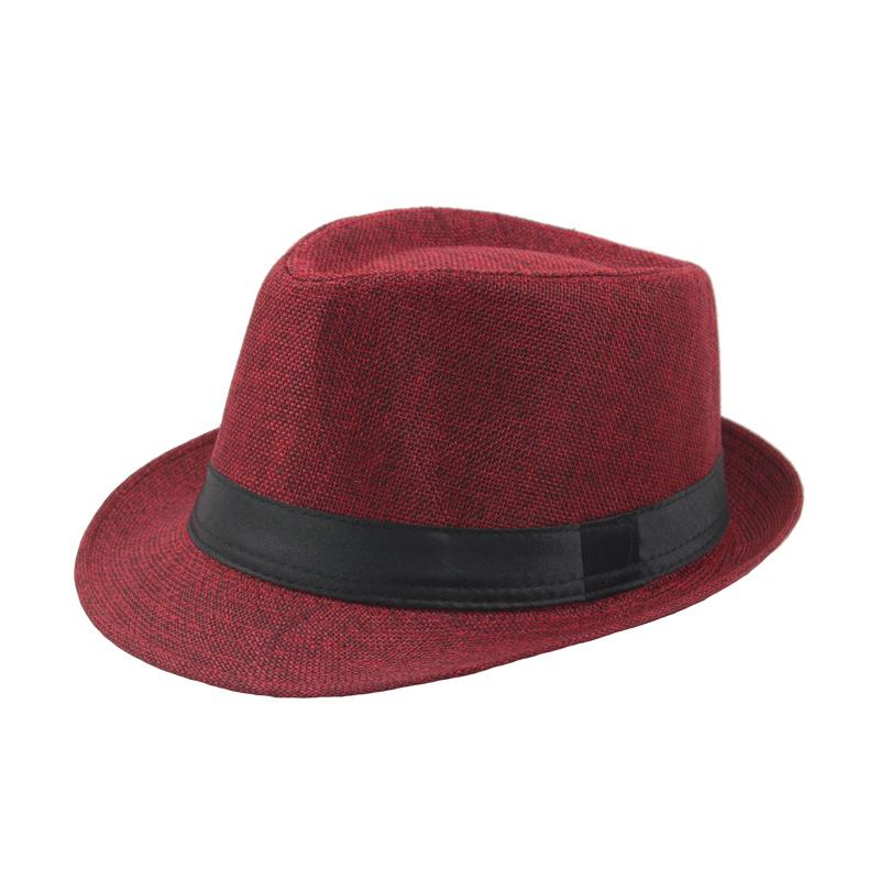 Classic Fedora Beach Hat Red - Main Image