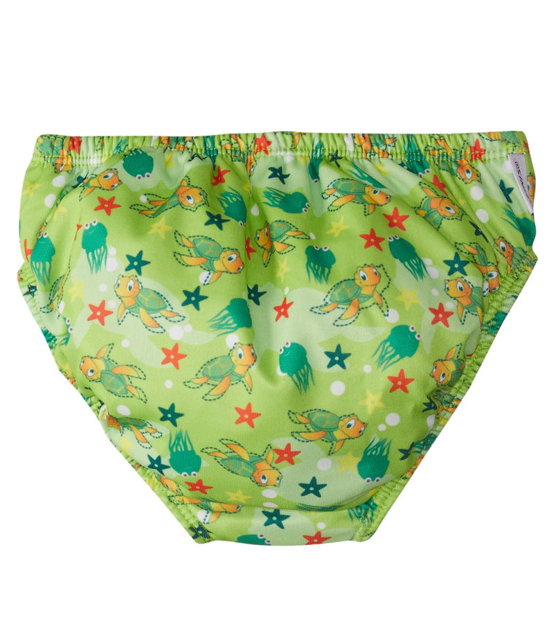 Finis Swim Diaper Turtle Green