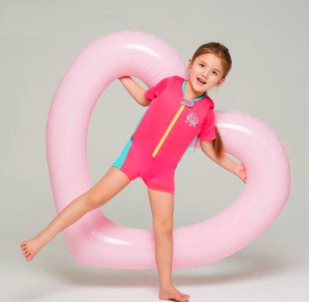 The beach company online - pink float swim suit - pink safety float swim suit - speedo sea squad float swimsuit - speed sea squad float swimsuit - speedo pink float swim suit