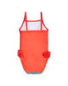 Girls Tropical Flamingo Swimsuit