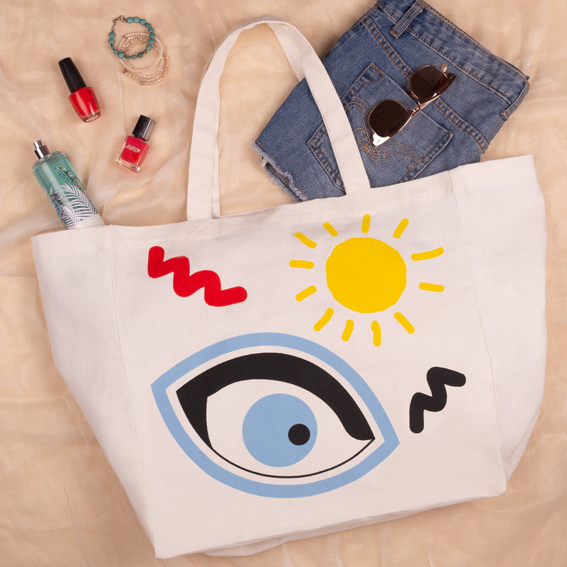Evil Eye Tote Bag – The Beach Company