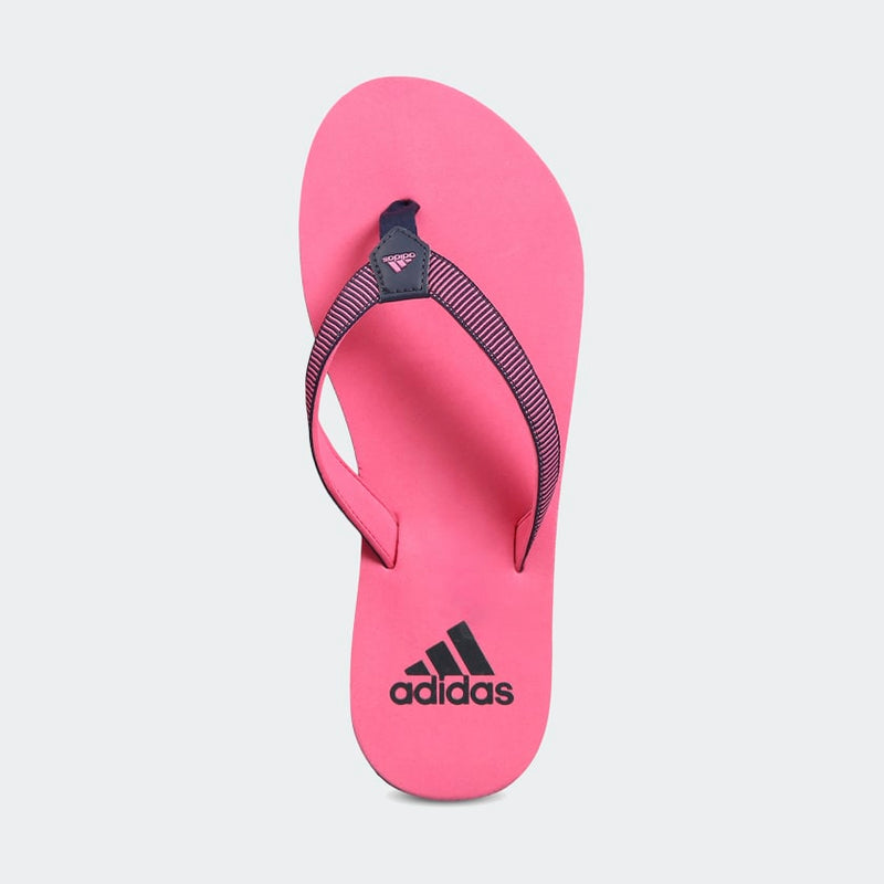 Pink adidas best sale flip flops