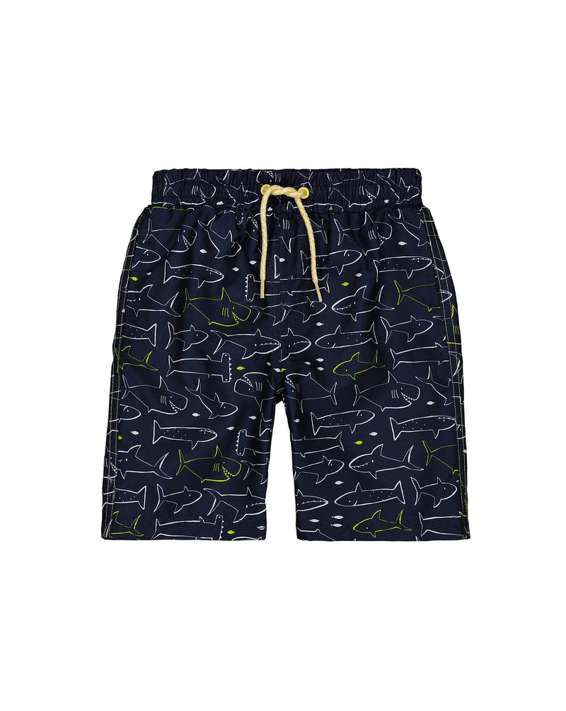 Navy Shark Board Shorts
