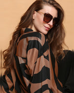 Brown Square Shaped Sunglasses