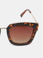 Brown Square Shaped Sunglasses