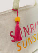 Natural Sunrise Beach Bag