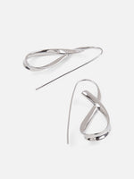 Silver Asymmetrical Earrings