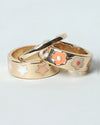 Golden Embossed Rings - Pack of 3