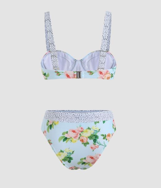 Underwired Bandeau Bikini Set