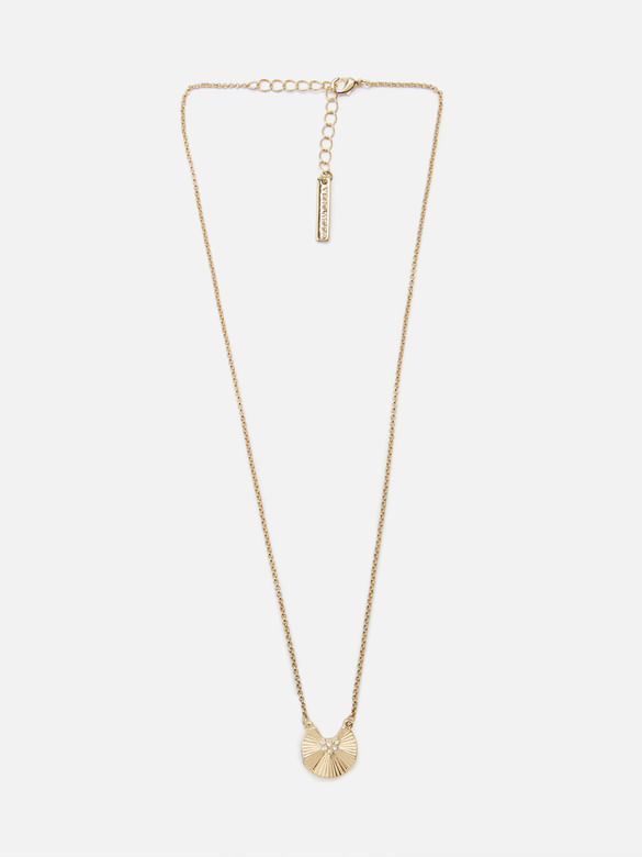 Golden Necklace & Earring Set