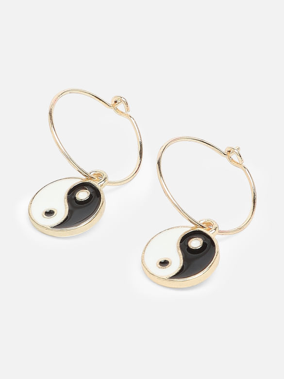 Golden Hoop Earrings