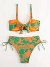 Camo Textured Bikini Set