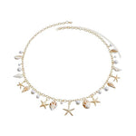 Seashell Starfish Beach Waist Chain