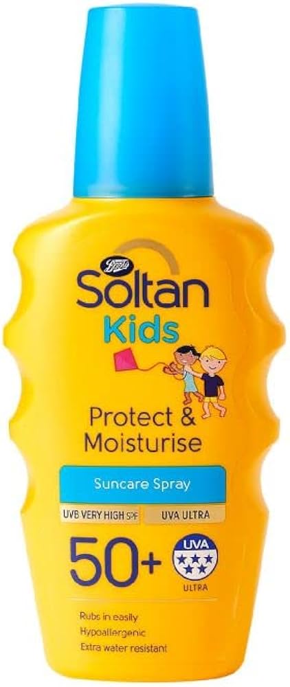 Soltan Kids Protect & Moisturise Spray SPF50+ 200ml