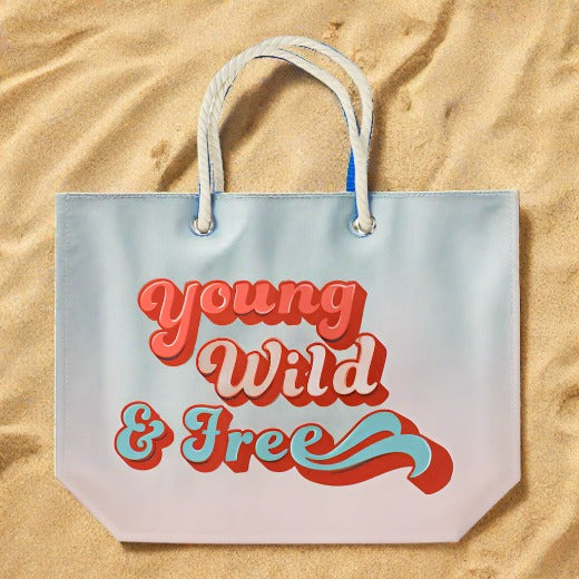 Beach bag online - bag for wet swimsuit - beach tote - daily canvas bag for shopping - beach company india