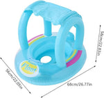 Baby Pool Float with Sunshade