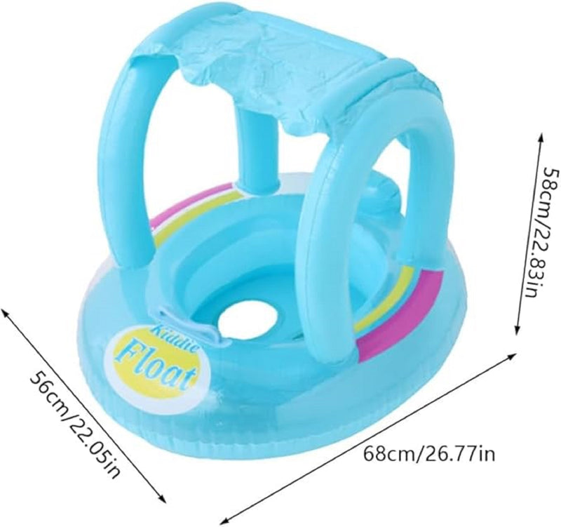 Baby Pool Float with Sunshade