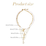 4 Layered Starfish Shell Necklace