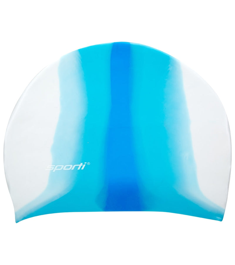 Long Hair Multi Color Silicone Swim Cap