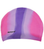 Long Hair Multi Color Silicone Swim Cap