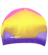 Long Hair Multi Color Silicone Swim Cap