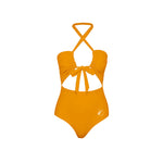 Versatile Criss-Cross Halter Maillot