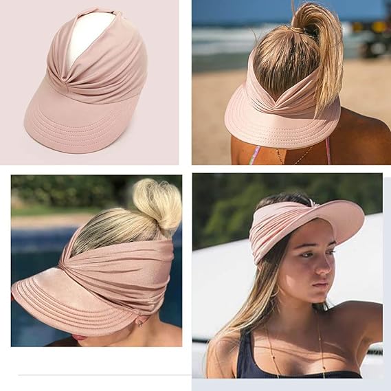Pleated Sun Protection Visor