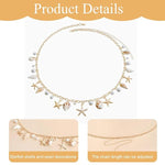 Seashell Starfish Beach Waist Chain