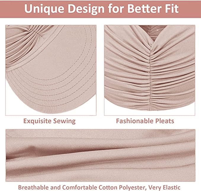 Pleated Sun Protection Visor