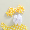 Sunshine Polka Print 2Pc Set