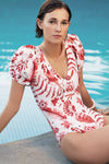 Ladies Printed Swimwear - Buy Swimwear with more coverage 