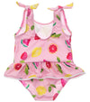 Fruit Fiesta One Piece Skirt Swimsuit