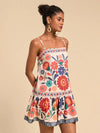 Floral Print Strappy Dress