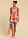 Floral Print Strappy Dress