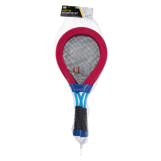 Light-up Badminton Racquets & Birdie Set