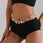 Seashell Starfish Beach Waist Chain