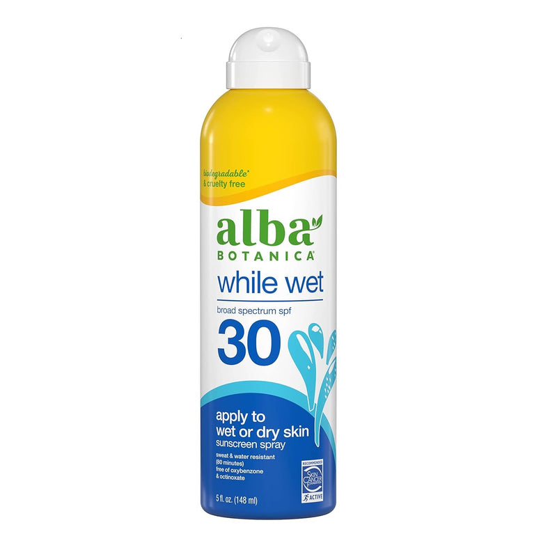 Alba Botanica While Wet Sunscreen Spray - SPF30 148ml