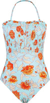 Ruched Detachable Straps One Piece
